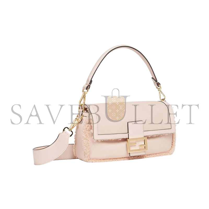 F**di lambskin shearling baguette soap 8br600almrf136t (28*14*8cm)